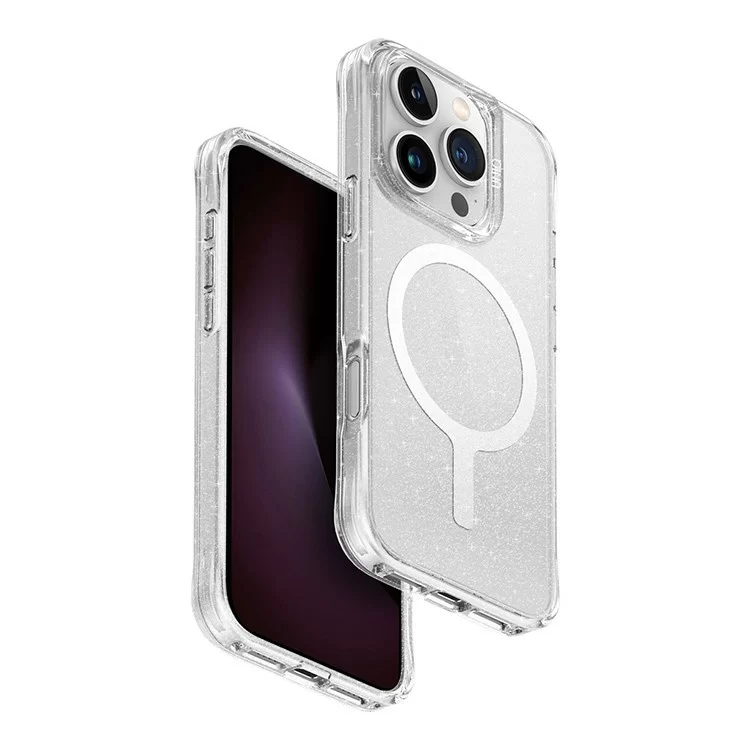 Чехол Uniq LifePro Xtreme Tinsel для iPhone 16 Pro Серебристый блеск (MagSafe) Чехол Uniq LifePro Xtreme Tinsel для iPhone 16 Pro Серебристый блеск (MagSafe)