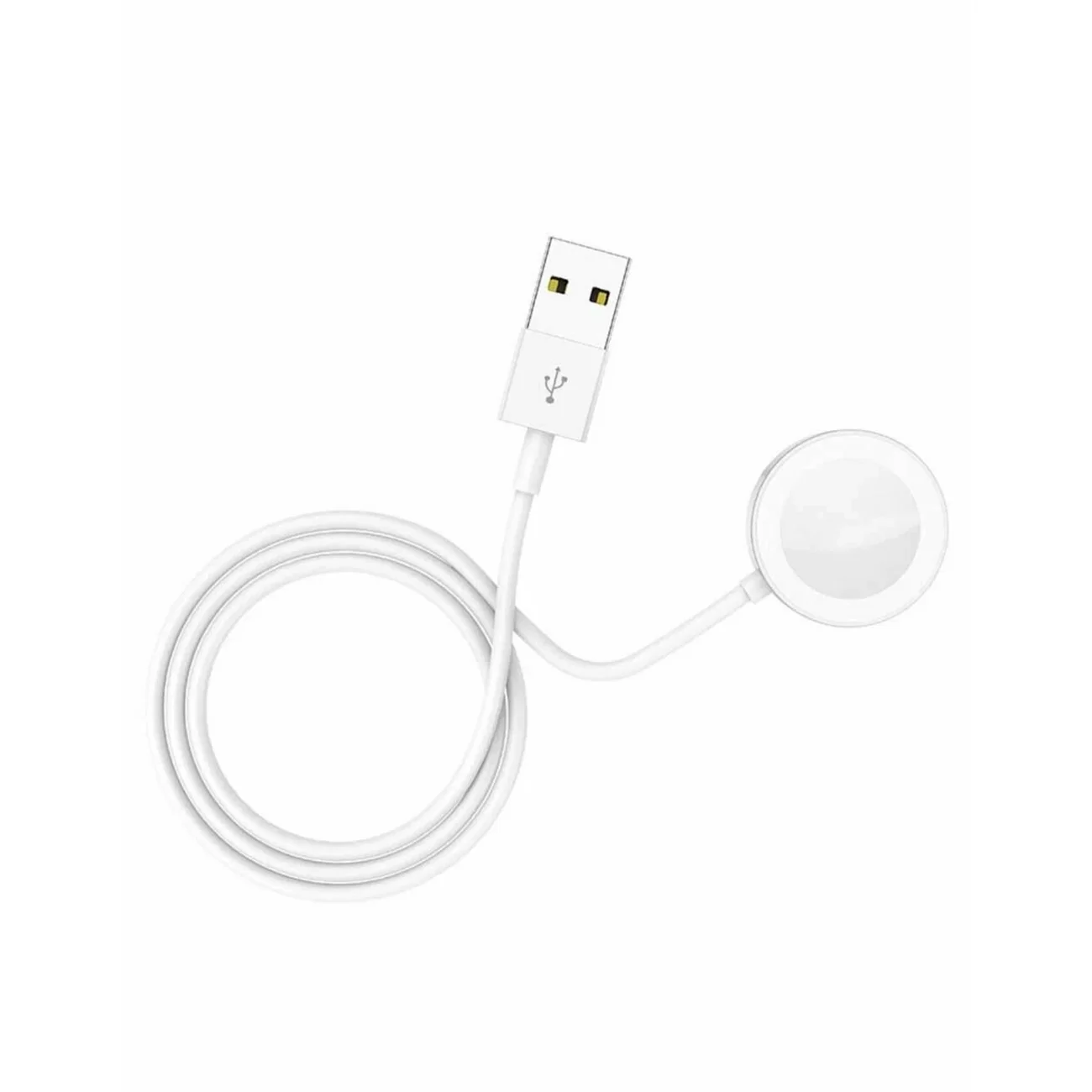 Беспроводная зарядка Borofone BQ13 для Apple Watch, 1,2 м, белая