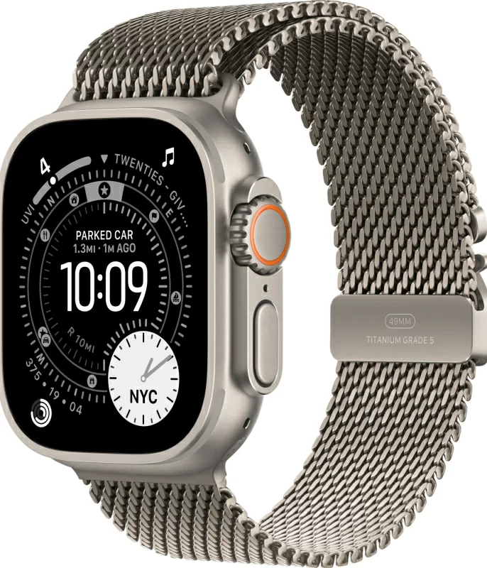 Смарт-часы Apple Watch Series 11, 42 мм, Natural Titanium (натуральный титан), GPS + Cellular
