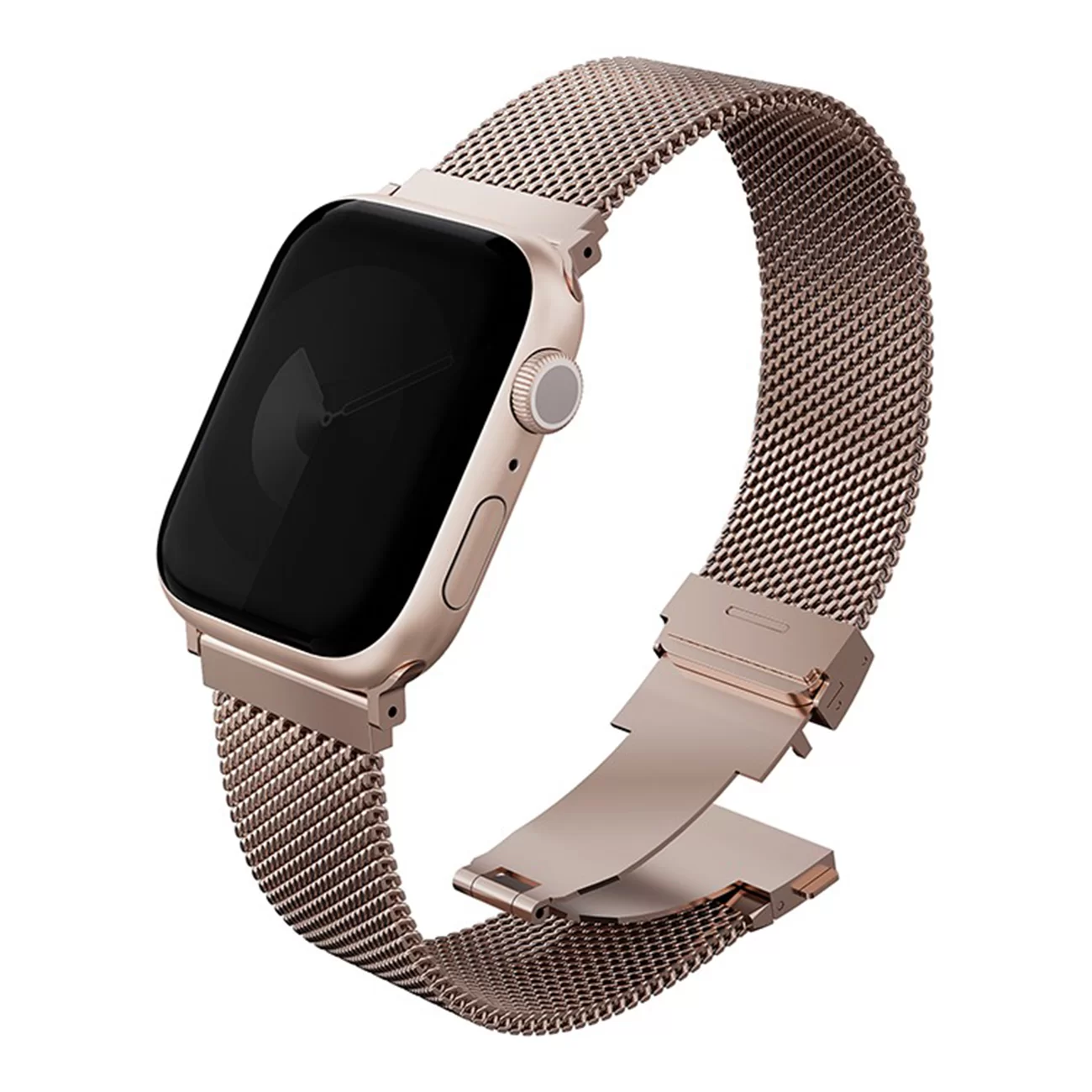 Ремешок Uniq Dante Pro Mesh Steel Metallic Rose для Apple Watch 40/41/42 мм