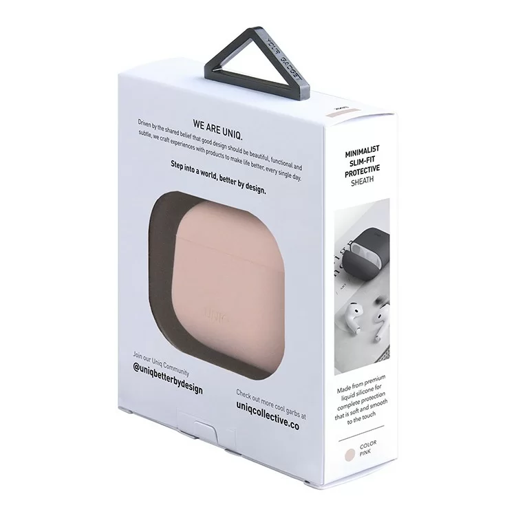 Чехол Uniq LINO Liquid Silicone для AirPods 3 Розовый Чехол Uniq LINO Liquid Silicone для AirPods 3 Розовый