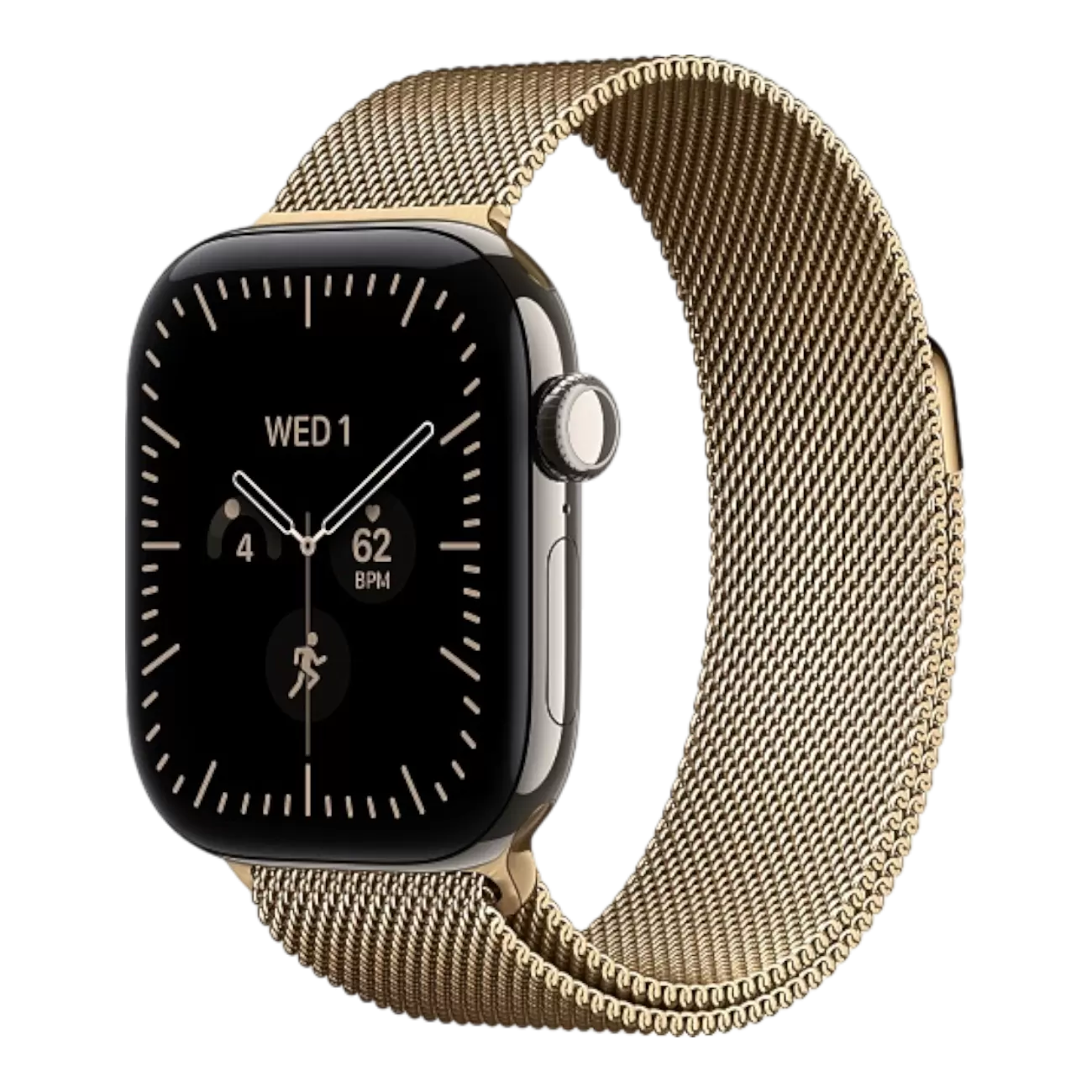 Умные часы Apple Watch Series 12 Natural Titanium, 46мм, Titanium Milanese Loop