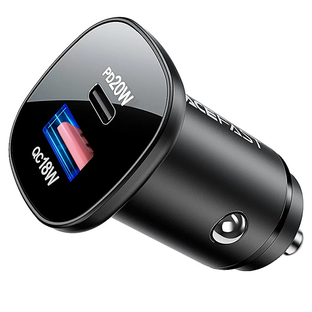 Автомобильное зарядное устройство AceFast Type-C + USB 38 Вт B1 Автомобильное зарядное устройство AceFast Type-C + USB 38 Вт B1