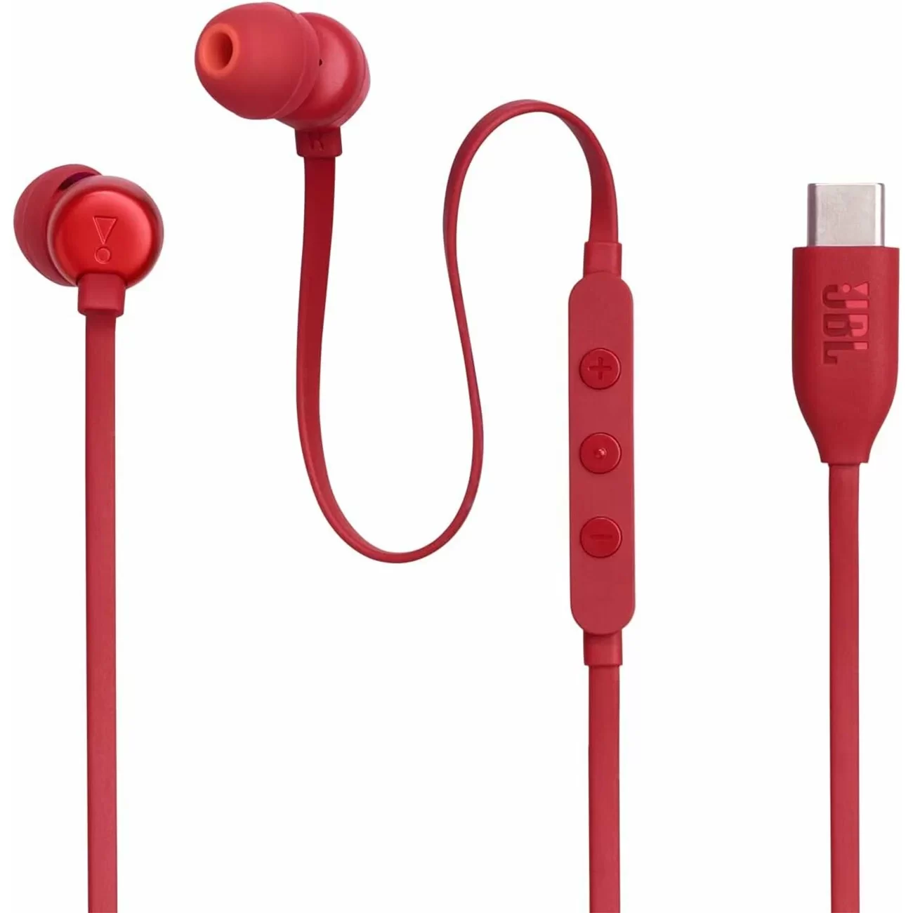 Наушники JBL Tune 310C Type-C вакуумные, красный