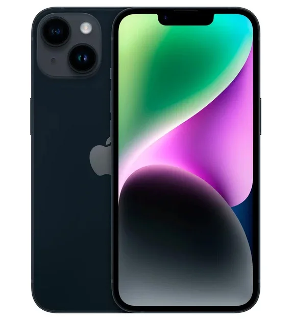 Смартфон Apple iPhone 14 Plus, Dual: nano SIM + eSIM, 256 ГБ, Полуночно чёрный