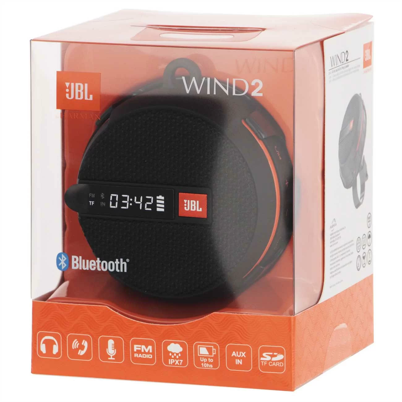 Портативная акустика JBL Wind 2, чёрный Портативная акустика JBL Wind 2, чёрный