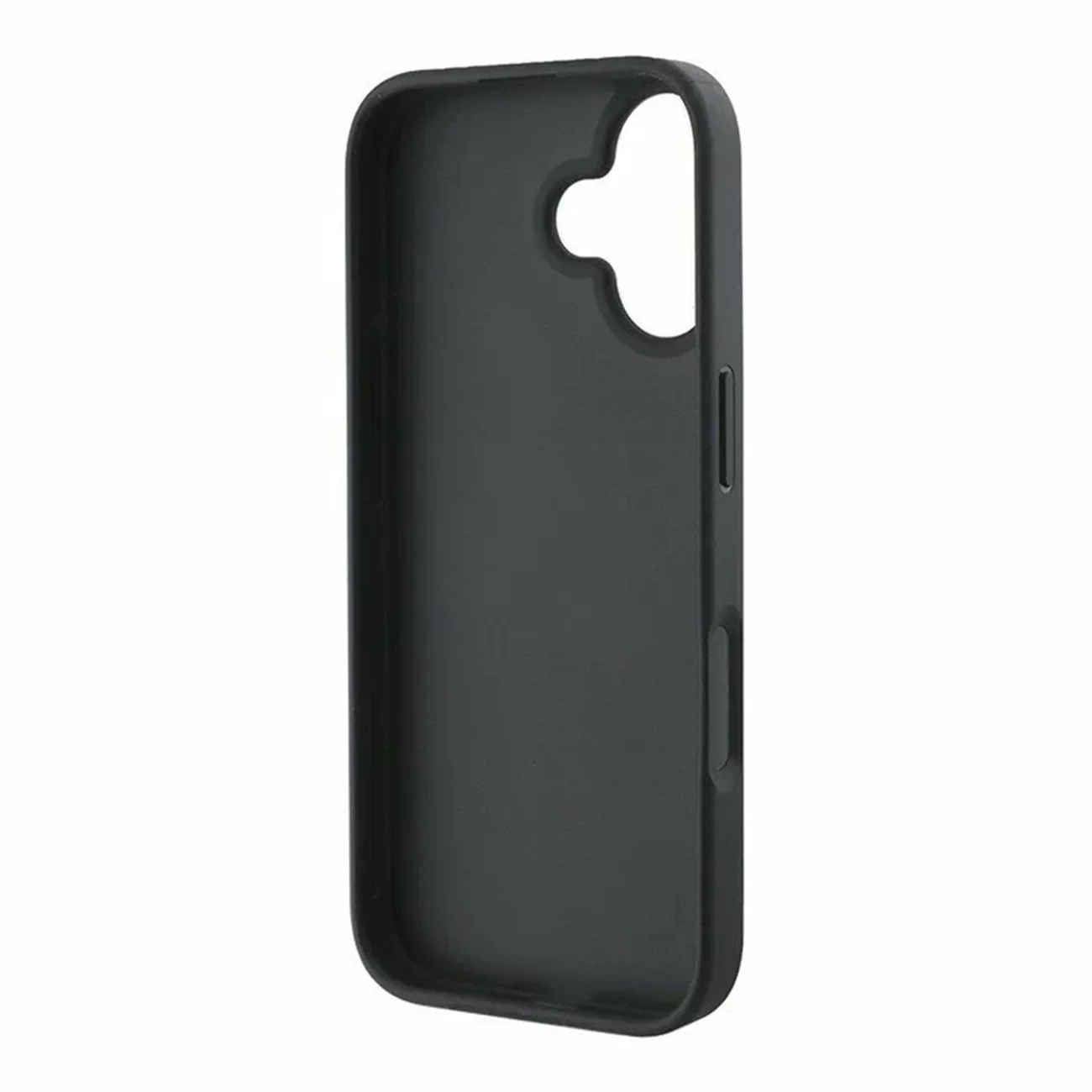 Чехол Guess PU 4G Bottom Stripe Metal Logo Hard Grey для iPhone 16