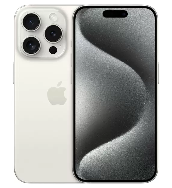 Смартфон Apple iPhone 15 Pro, Белый титан, 128 ГБ / 8523*