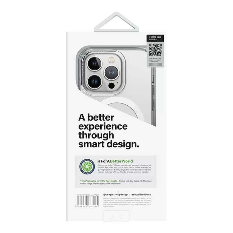 Чехол Uniq LifePro Xtreme AF для iPhone 14 Pro Матовый прозрачный (MagSafe) Чехол Uniq LifePro Xtreme AF для iPhone 14 Pro Матовый прозрачный (MagSafe)