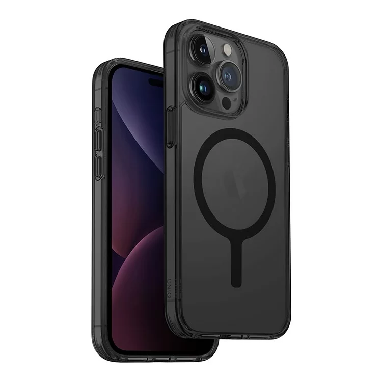 Чехол Uniq LifePro Xtreme AF для iPhone 15 Pro Max Матовый дымчатый (MagSafe)