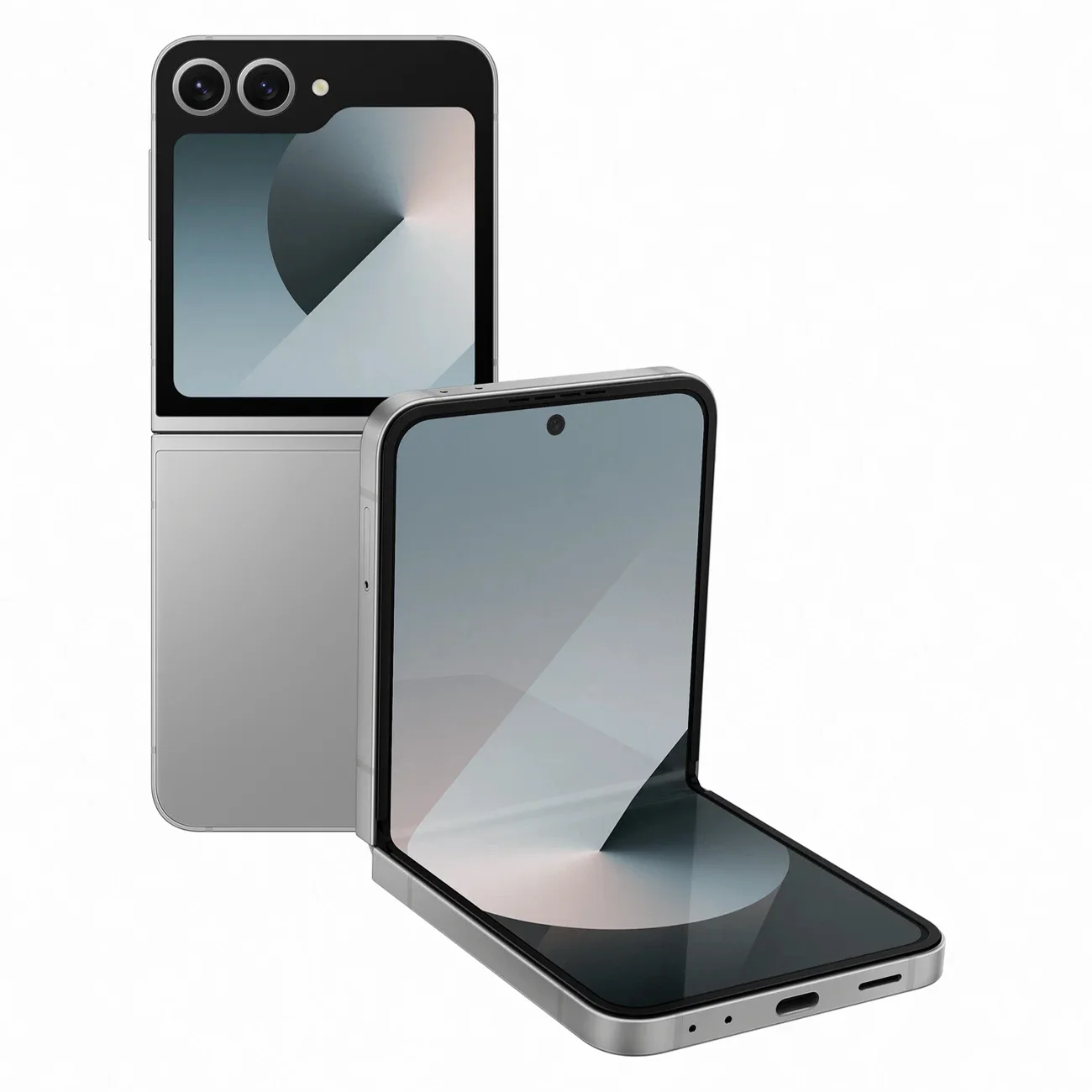 Смартфон Samsung Galaxy Z Flip6 12/256 ГБ, Dual: nano SIM + eSIM, серебристый