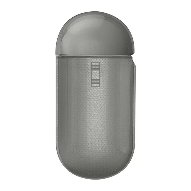 Чехол Uniq Glase TPU с карабином для AirPods 3 Дымчато-серый Чехол Uniq Glase TPU с карабином для AirPods 3 Дымчато-серый