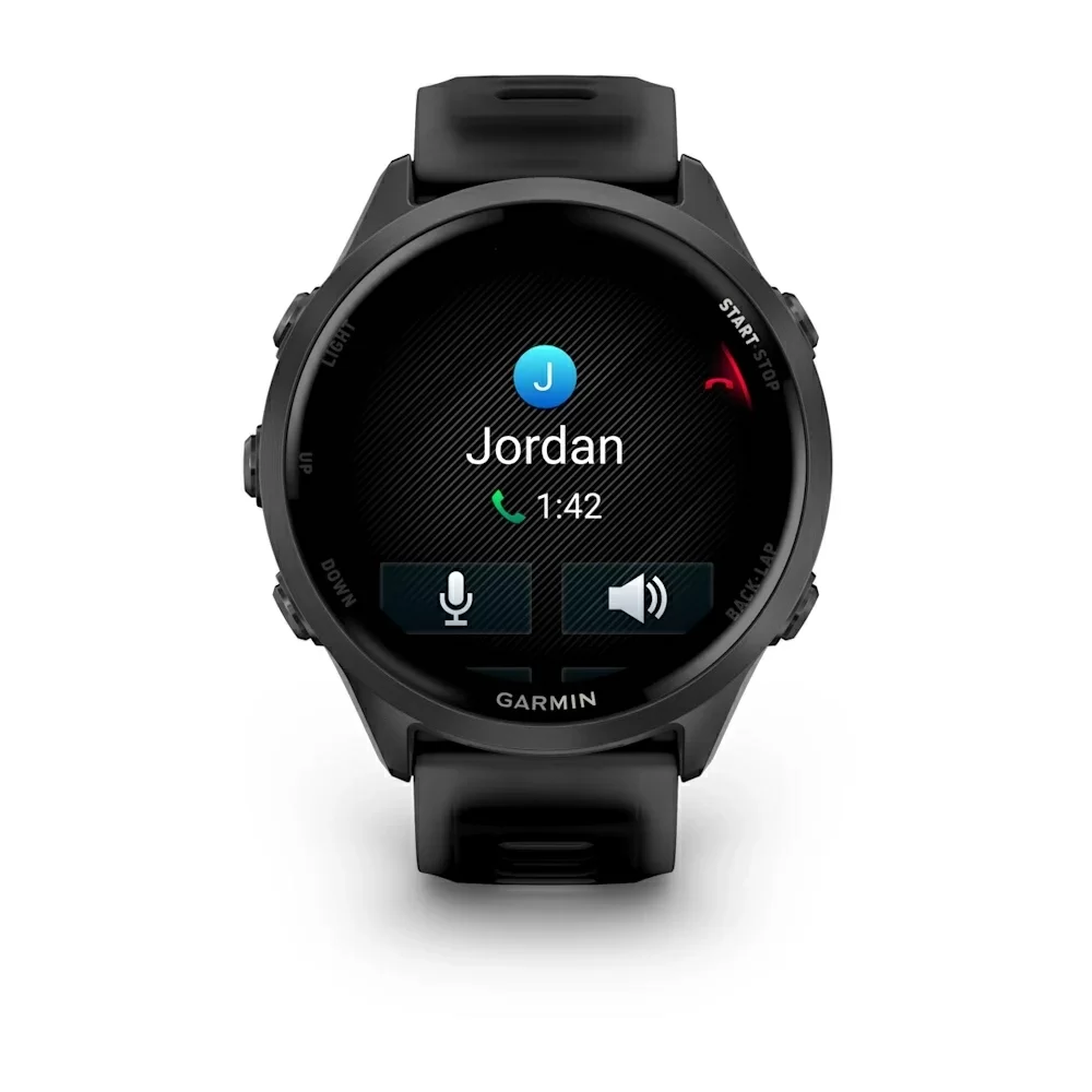 Спортивные часы Garmin Forerunner 570, 47 мм, Slate Gray Aluminum Translucent Black / Black (Черный)