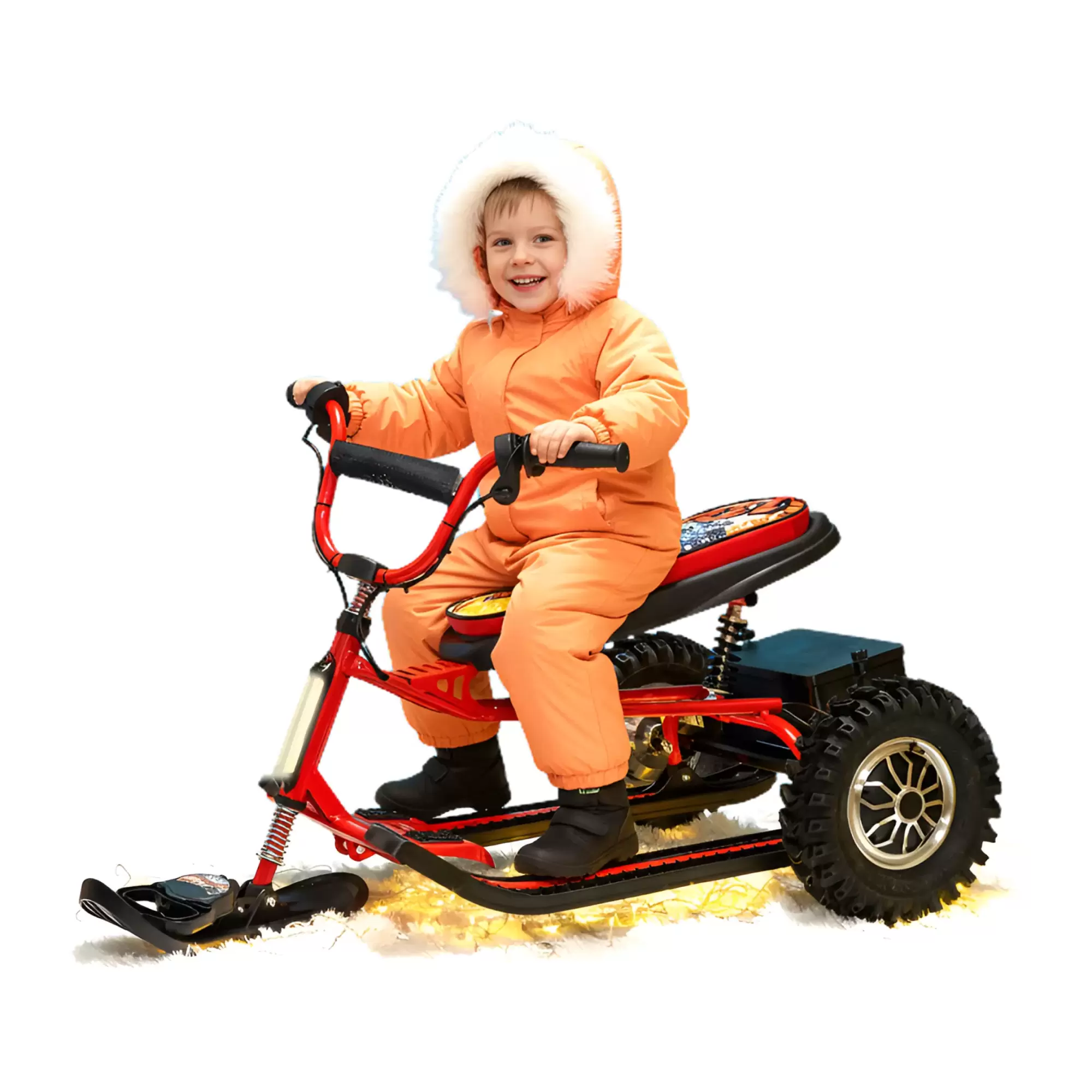 Снегокат электрический iBrat S2, Красный Снегокат электрический iBrat S2, Красный