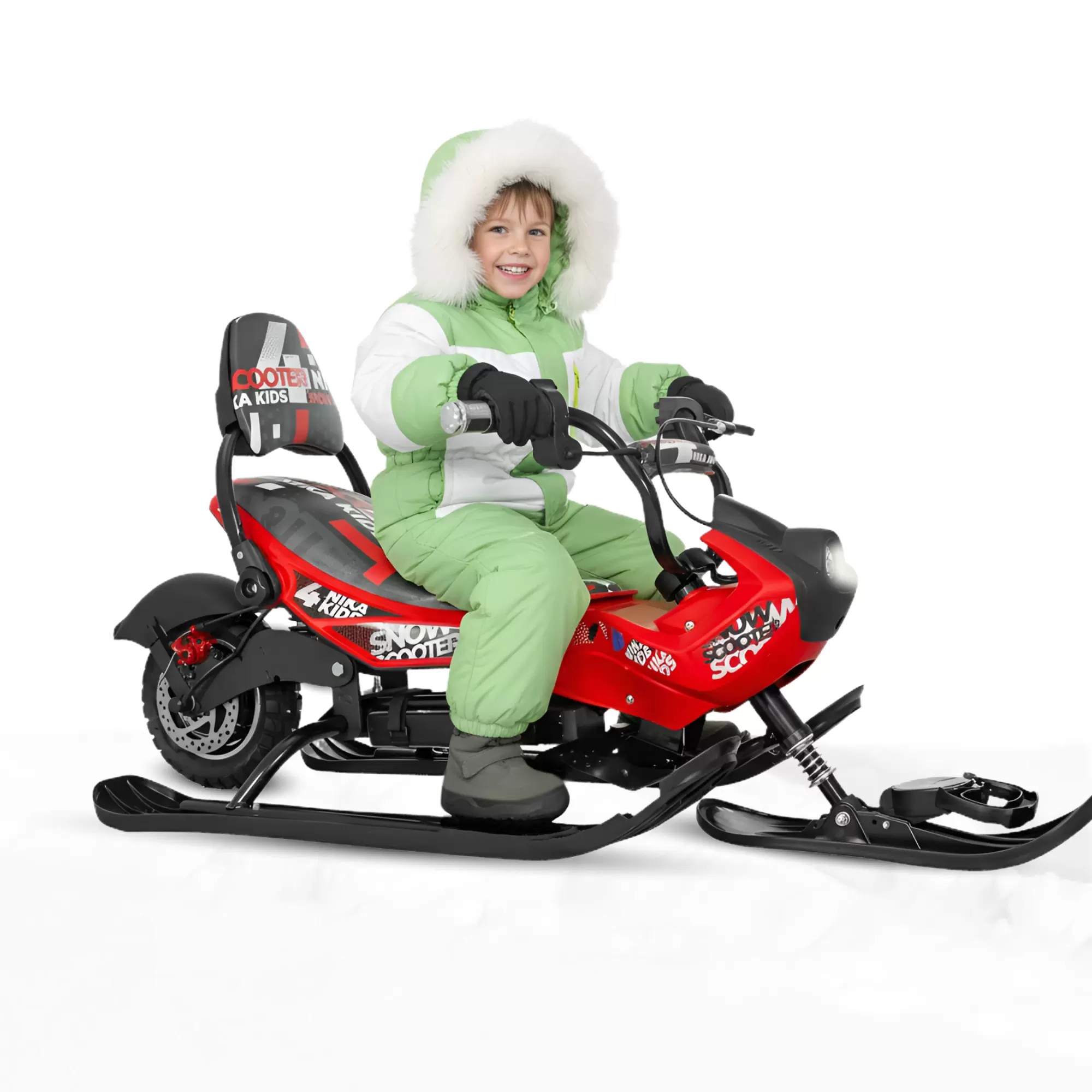 Снегокат электрический iBrat M1, Красный