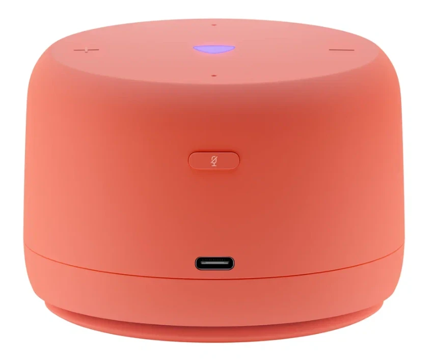 Умная колонка Яндекс Станция Лайт 2 (без часов), Coral (коралловый)