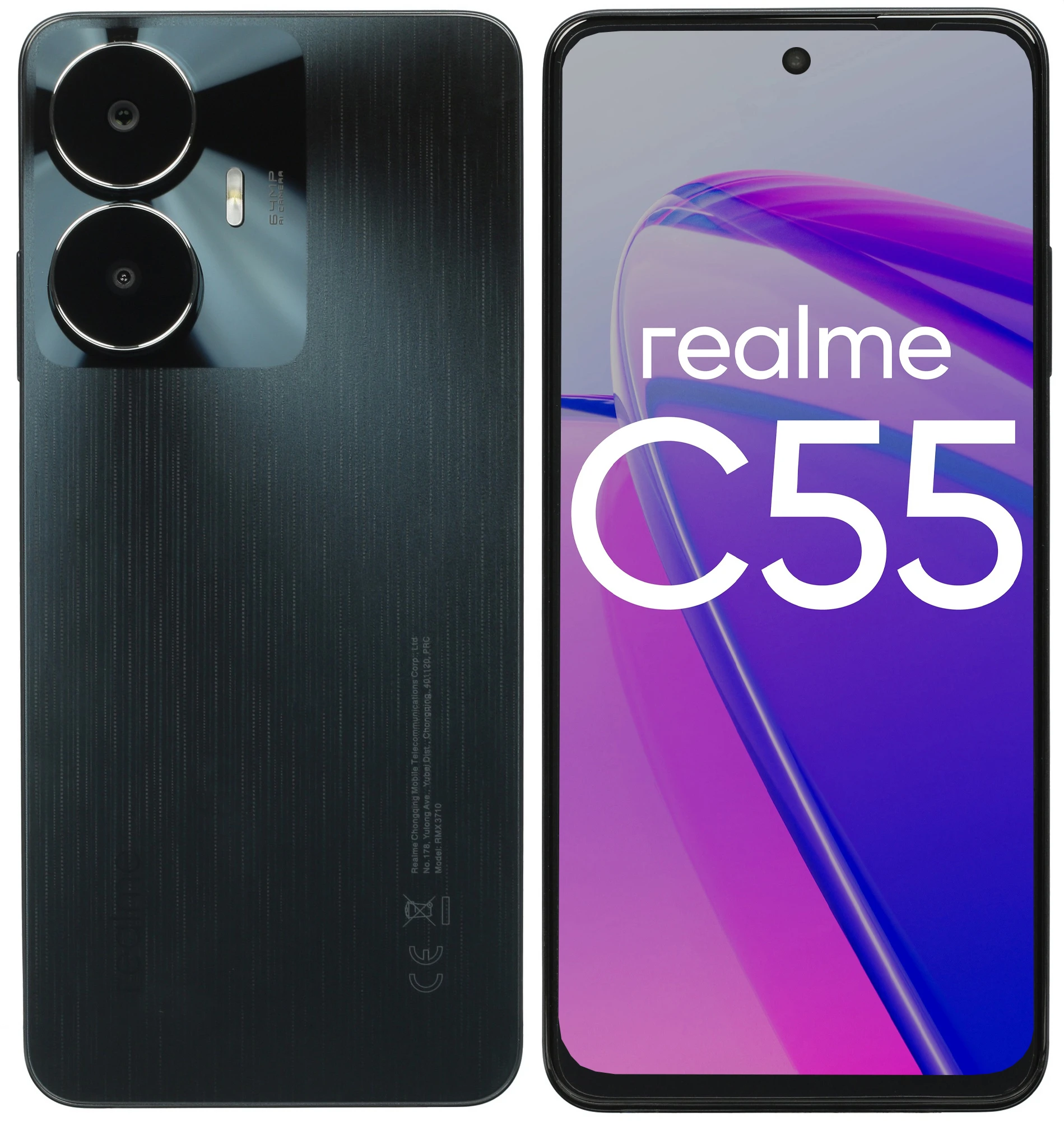 Смартфон Realme C55, 8/256 ГБ, Rainy Night (дождливая ночь) Смартфон Realme C55, 8/256 ГБ, Rainy Night (дождливая ночь)