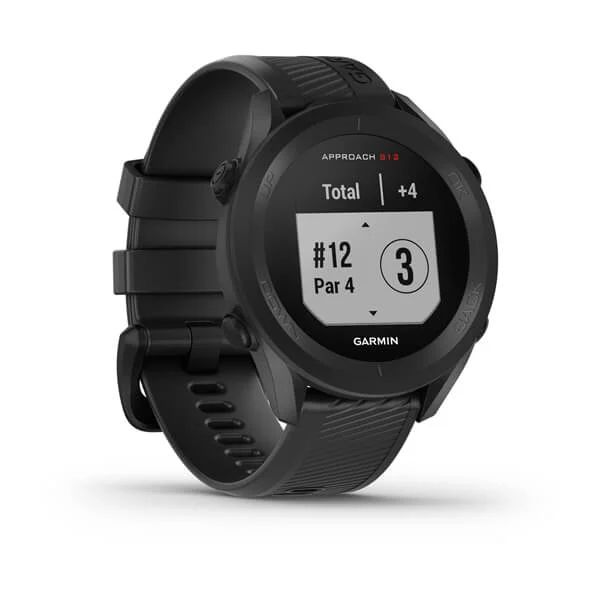 Спортивные часы Garmin Approach S12, 43 мм, Black (Черный)