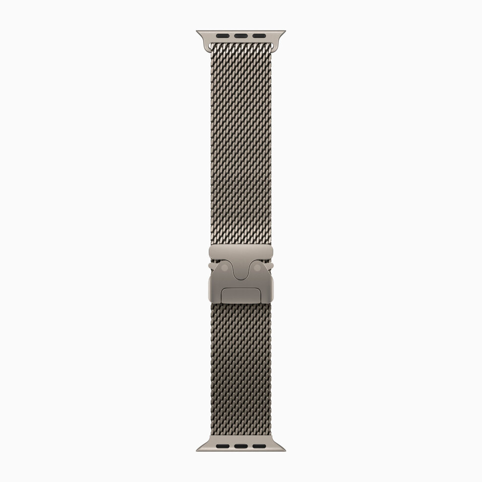 Смарт-часы Apple Watch Ultra 3, 49 мм, ремешок Titanium Milanese Loop, Натуральный титан / Natural Titanium Смарт-часы Apple Watch Ultra 3, 49 мм, ремешок Titanium Milanese Loop, Натуральный титан / Natural Titanium