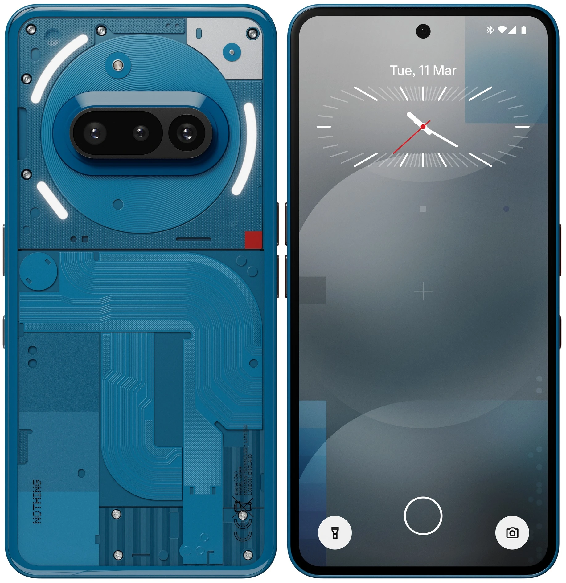 Смартфон Nothing Phone (3a), Dual: nano SIM + nano SIM, 128 ГБ, Синий