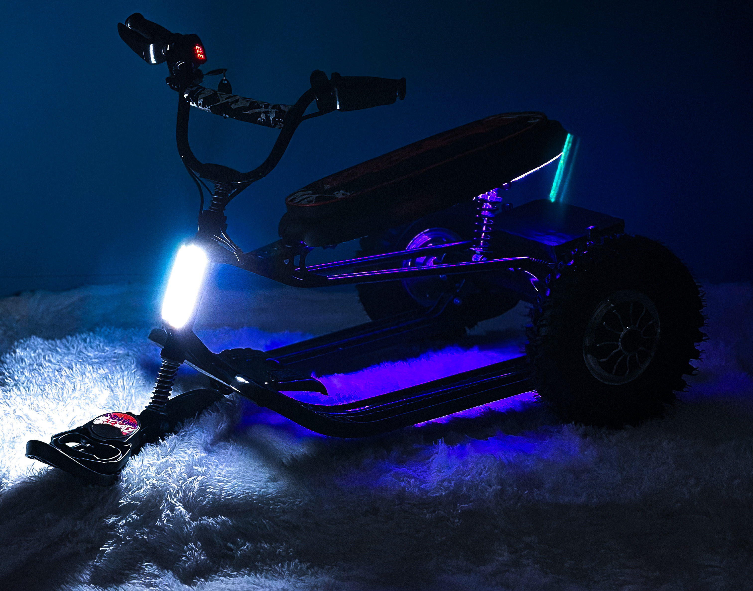 Снегокат электрический iBrat S2, Красно-желтый