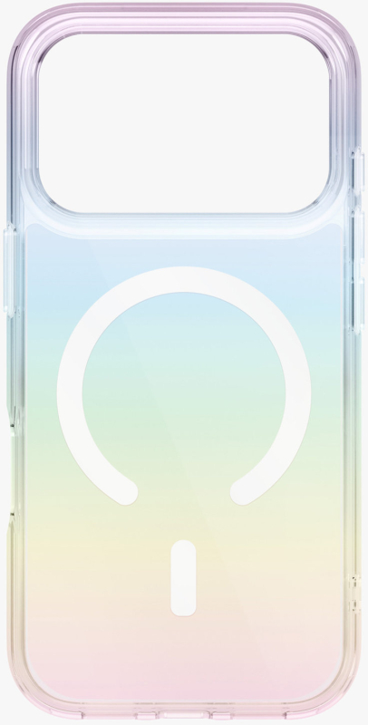 Чехол Uniq Iridescia (holographic) для Apple iPhone 17 Pro, Holo Quartz (голографический кварц), MagSafe