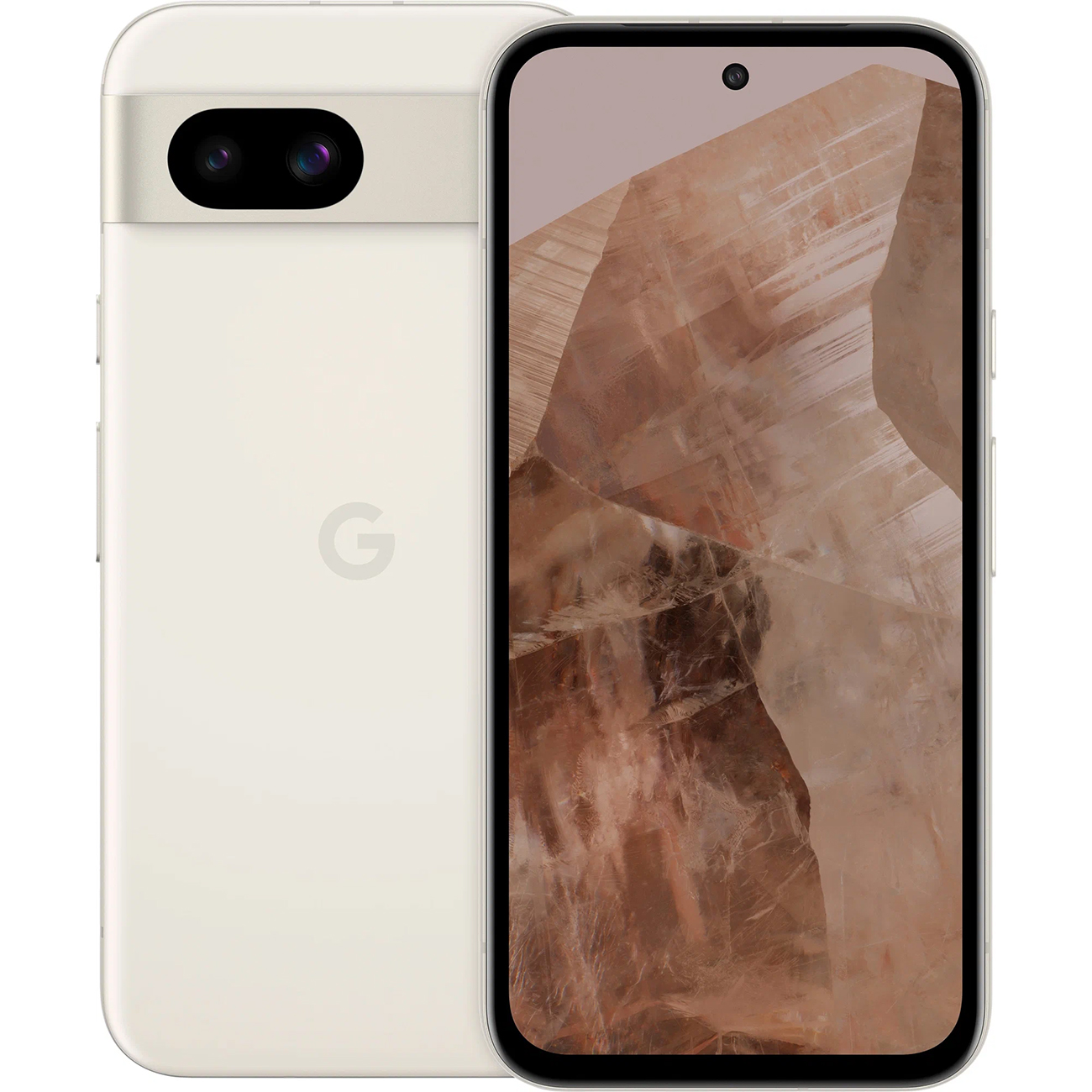 Смартфон Google Pixel 8A 8/128 ГБ JP, Dual: nano SIM + eSIM, porcelain/белый фарфор