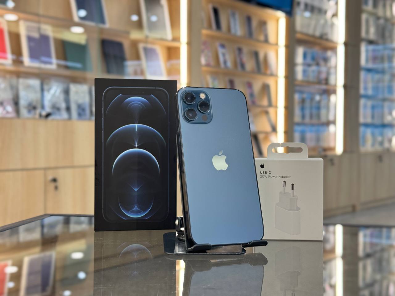 - Смартфон Apple iPhone 12 Pro, Тихоокеанский синий, 512 ГБ / 8813*
