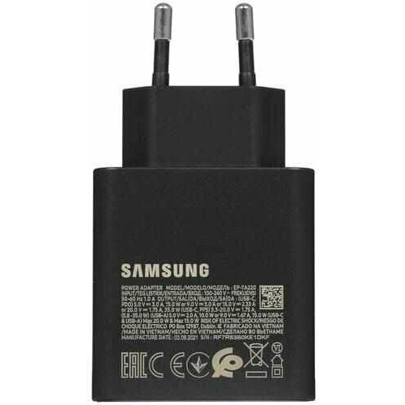 Сетевое зарядное устройство Samsung 35Вт USB+Type-C