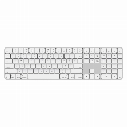 Клавиатура Apple Magic Keyboard Numeric Touch ID, USB‑C, White (белая) (MXK73)