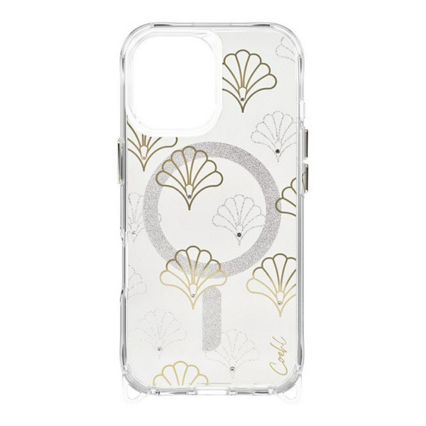 Чехол Uniq COEHL IML Maree для Apple iPhone 17, Sparkling Silver (сияющее серебро), MagSafe