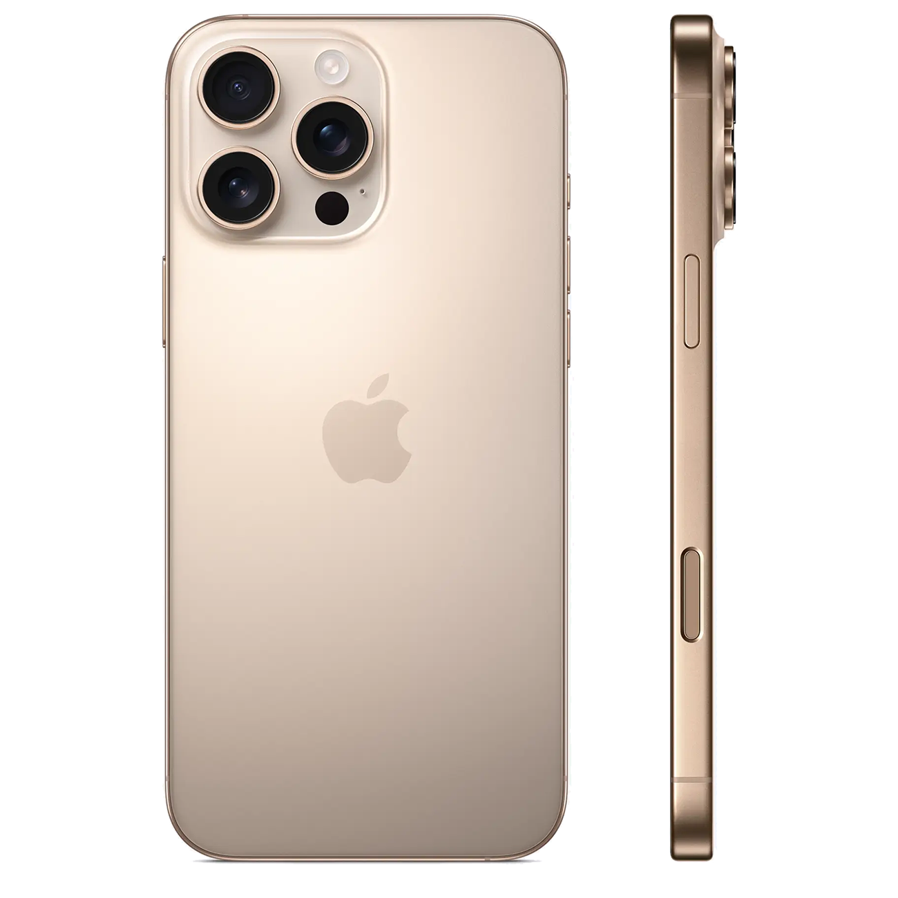 Смартфон iPhone 16 Pro Max 256 ГБ Desert Titanium, Пустынный Титан, Dual: nano SIM