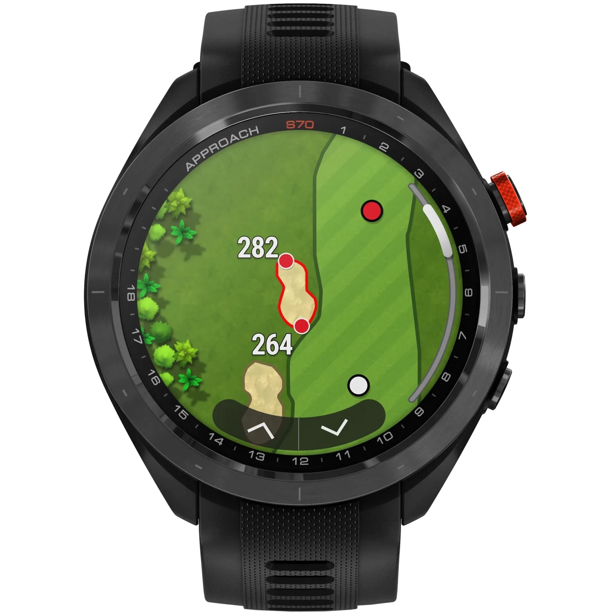 Спортивные часы Garmin Approach S70, 42 мм, Black (Черный)