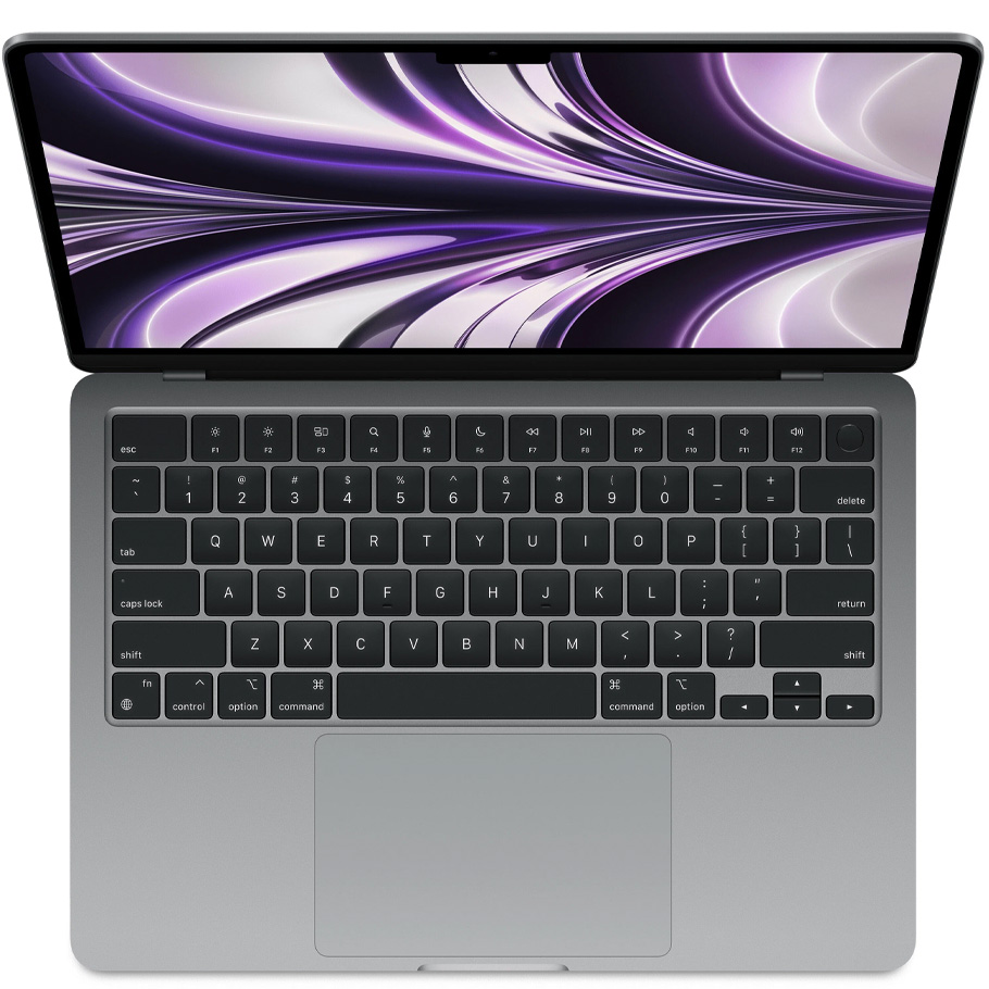 Ноутбук Apple MacBook Air 13" 2022, MLXX3, (M2 3.5 ГГц, RAM 8 ГБ, SSD 512 ГБ), Space Gray