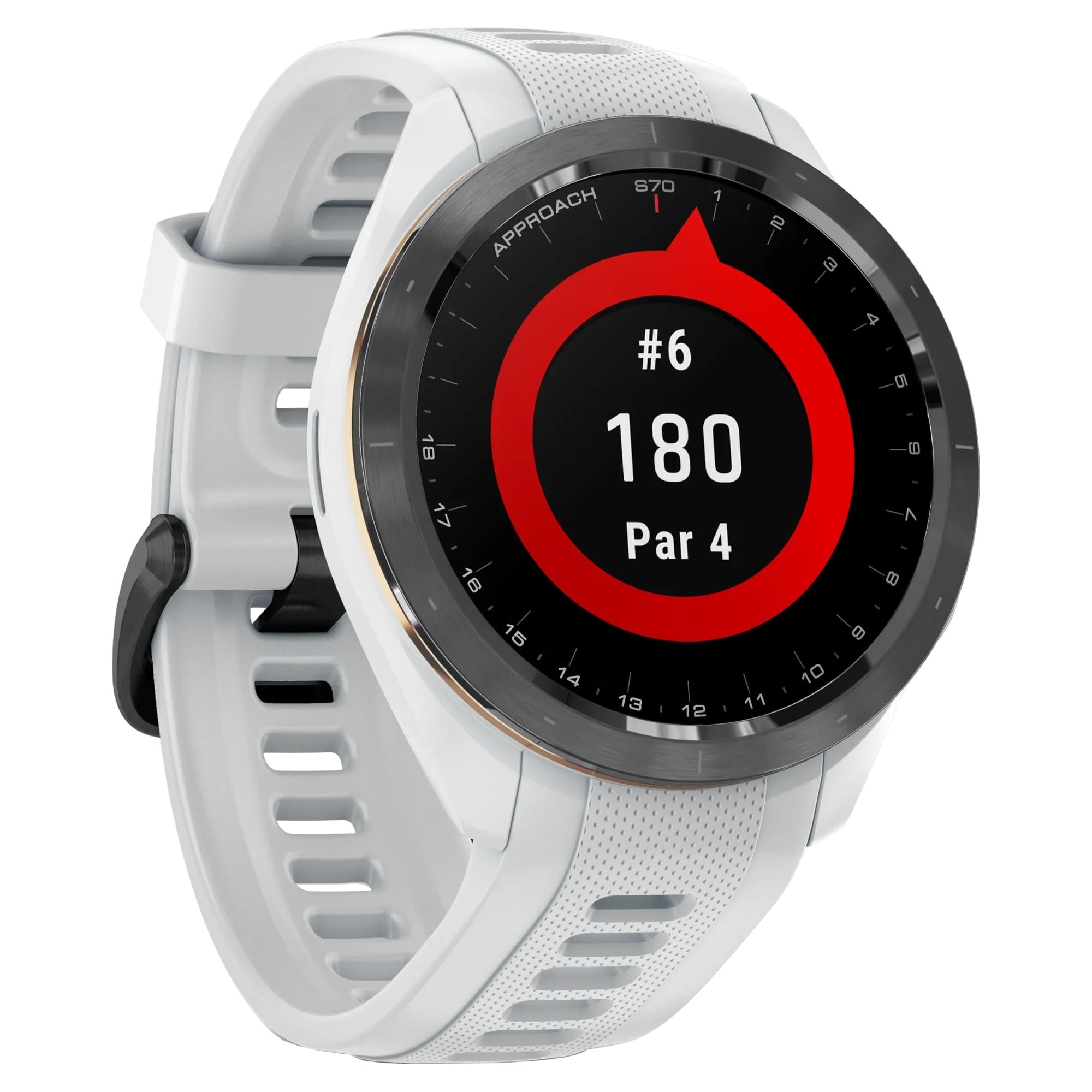 Спортивные часы Garmin Approach S70, 42 мм, White (Белый)