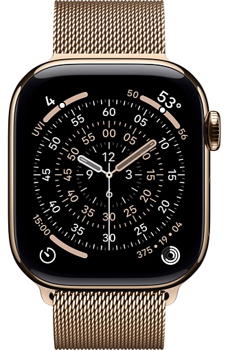 Смарт-часы Apple Watch Series 11, 42 мм, ремешок Titanium Milanese Loop, Золотой / Gold Смарт-часы Apple Watch Series 11, 42 мм, ремешок Titanium Milanese Loop, Золотой / Gold