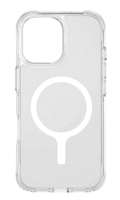 Чехол Uniq LifePro Xtreme AF для Apple iPhone 17 Pro, Frost Clear/White (матовый прозрачный/белый), MagSafe