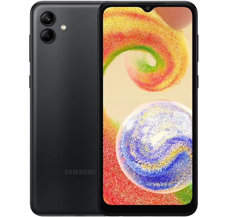 Смартфон Samsung Galaxy A04 4/64 ГБ, черный