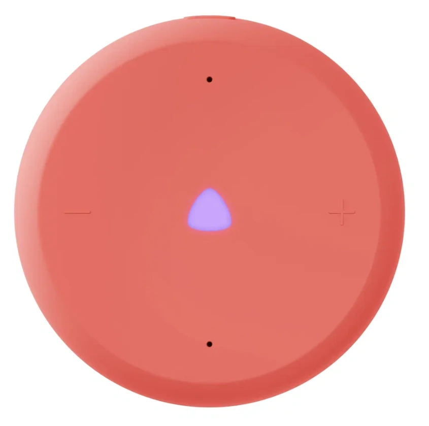 Умная колонка Яндекс Станция Лайт 2 (без часов), Coral (коралловый)