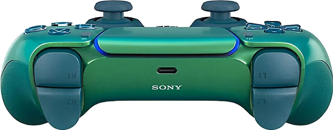 Геймпад Sony DualSense, Хромированный бирюзовый
