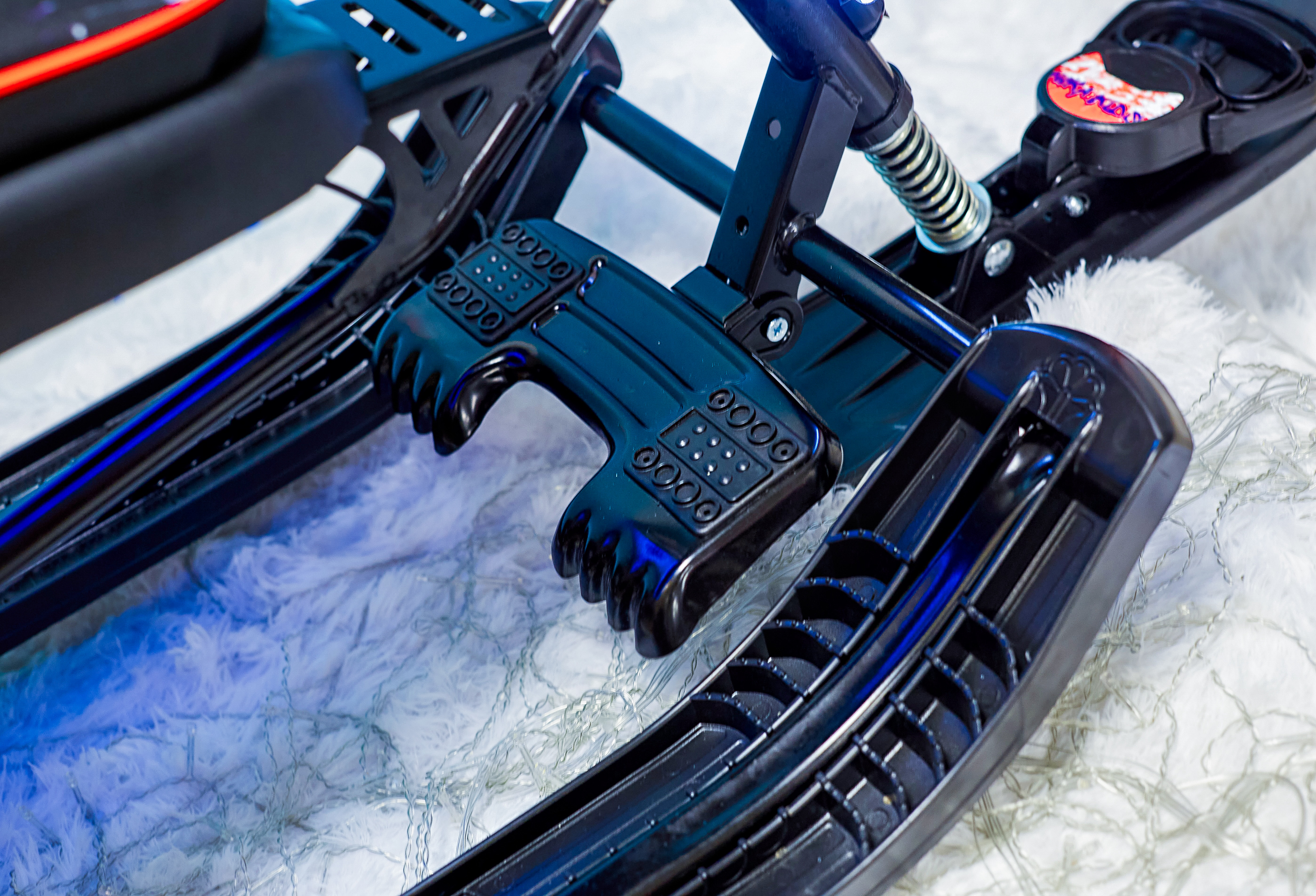 Снегокат электрический iBrat S2, Красно-желтый