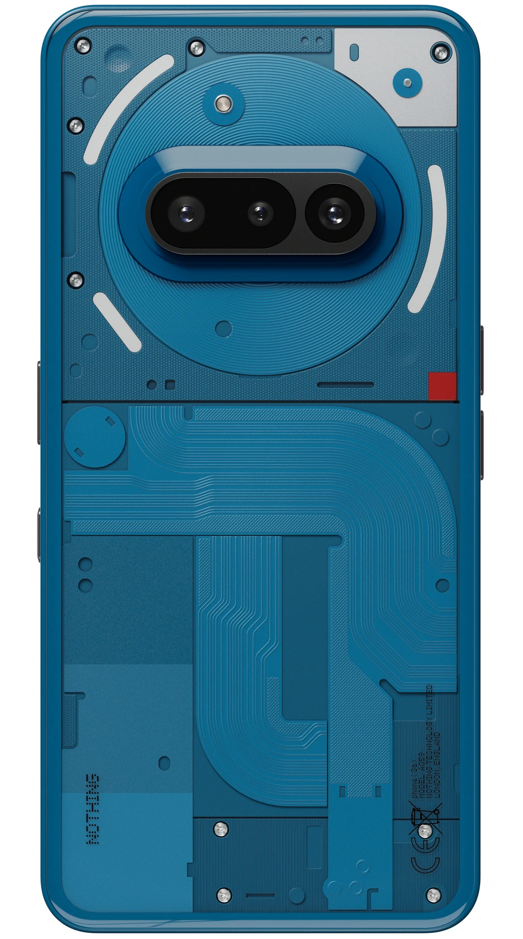 Смартфон Nothing Phone (3a), Dual: nano SIM + nano SIM, 128 ГБ, Синий