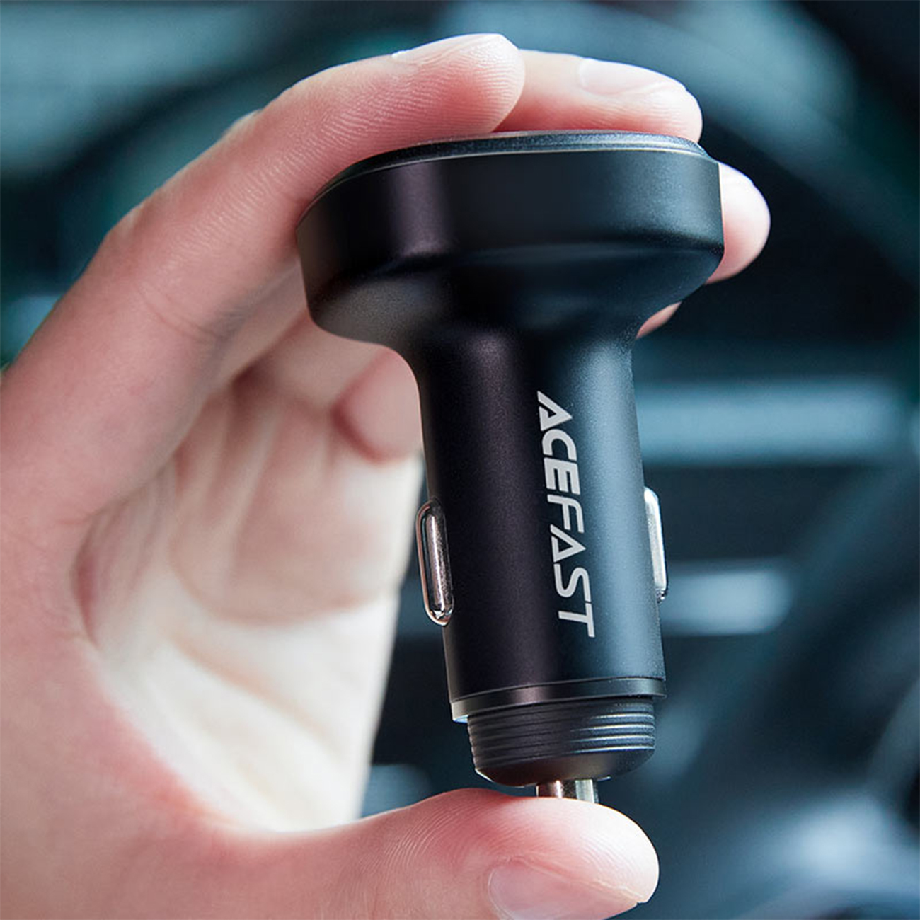 Автомобильное зарядное устройство AceFast 2 Type-C + USB 66 Вт B3