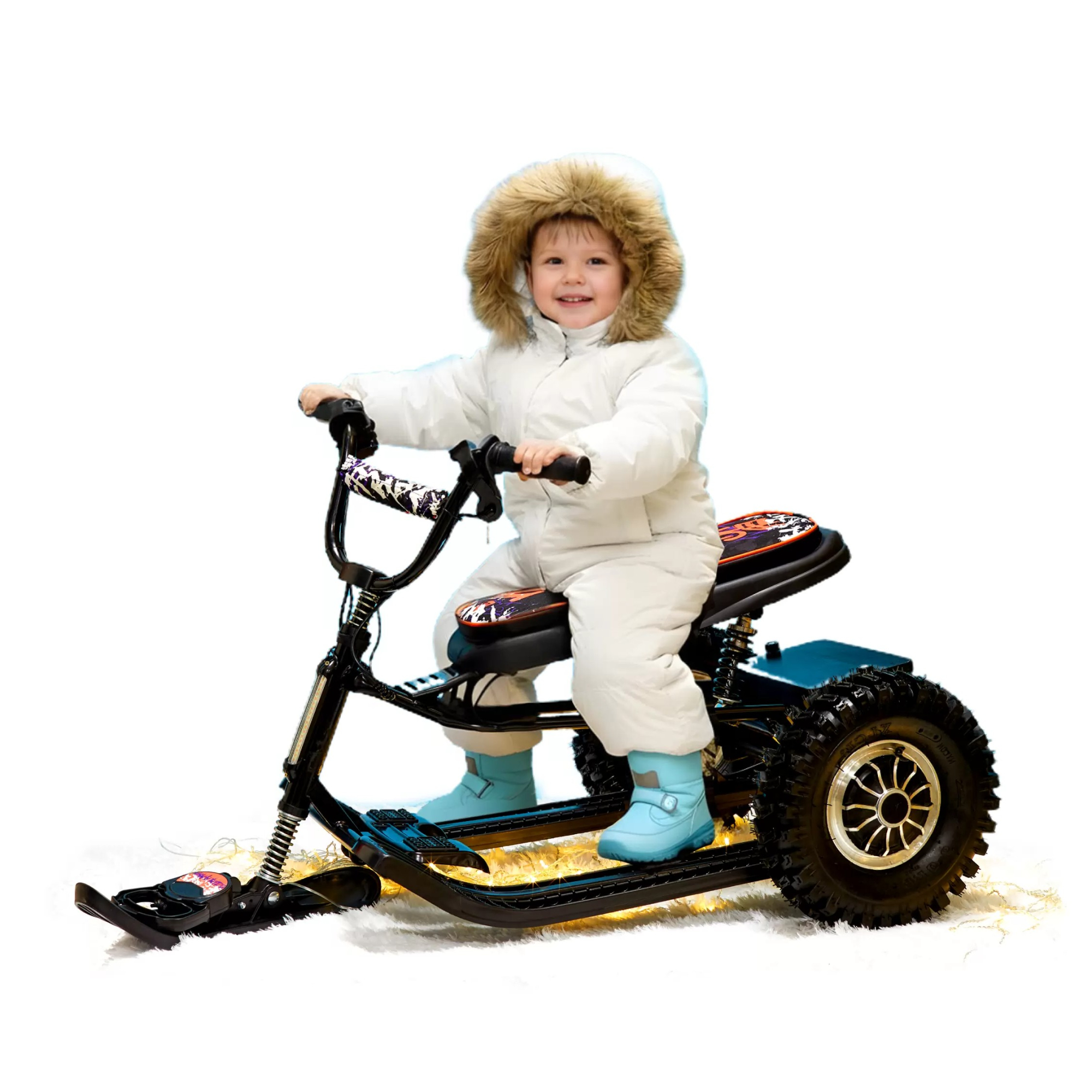 Снегокат электрический iBrat S2, Черный