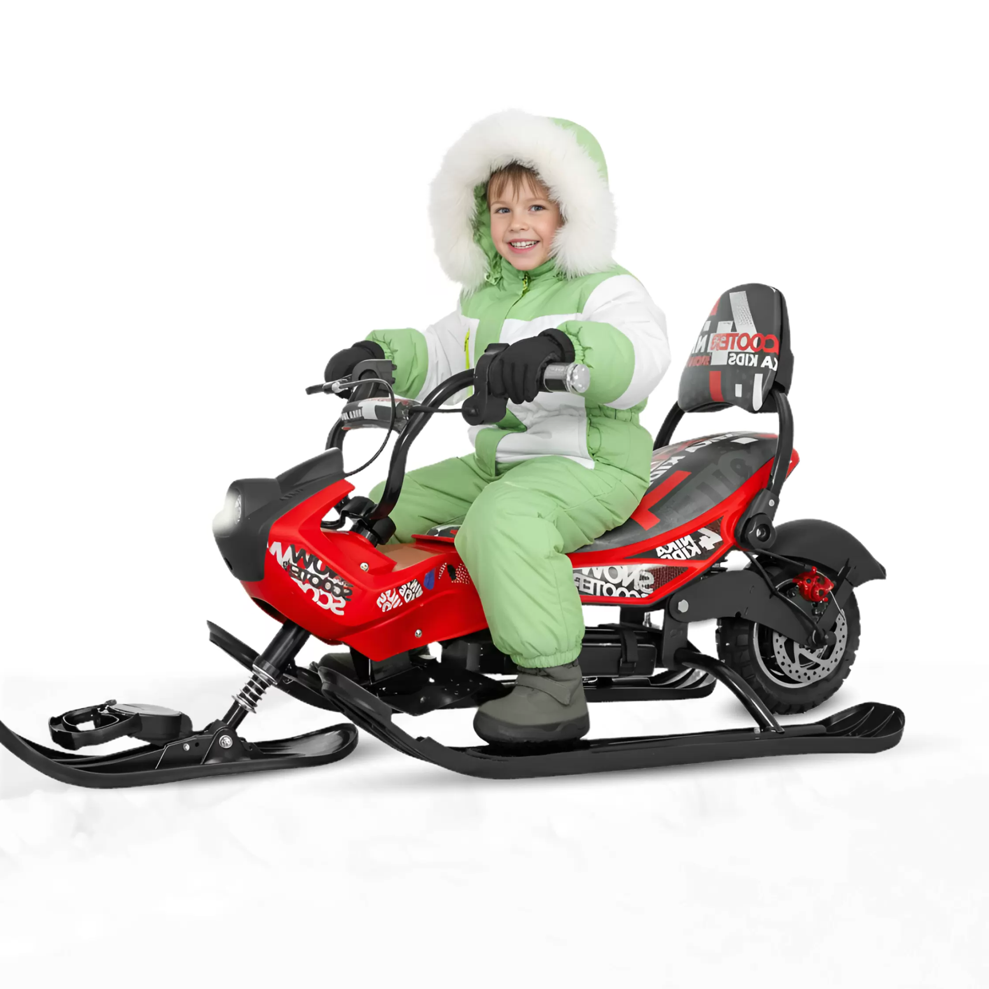 Снегокат электрический iBrat M1, Красный